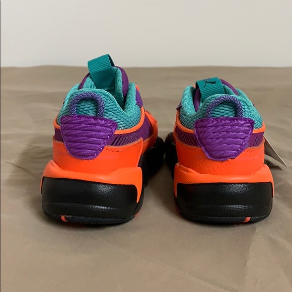 Puma running system orange and blue boys size 6 - Picture 3 of 7